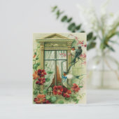 Vintage Geburtstagskarte Postkarte (Stehend Vorderseite)