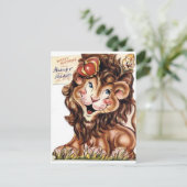 Vintage Geburtstagskarte Postkarte (Stehend Vorderseite)