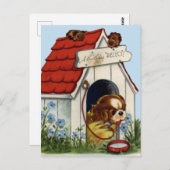 Vintage Geburtstagskarte Postkarte (Vorne/Hinten)