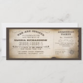 Vintage Geburtstagskarten Einladung (Vorderseite)