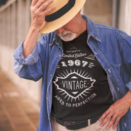 Vintage Geburtstagspartei von 1967 oder jedes Jahr T-Shirt