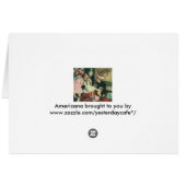 Vintage Geburtstagsparty, Button den Schwanz auf d (Rückseite Horizontal)