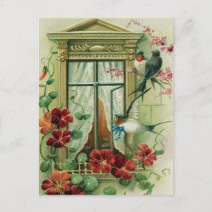 Vintage-Geburtstagspostkarte Postkarte