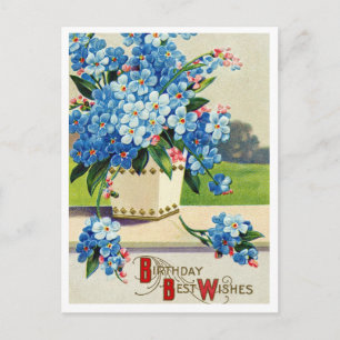 Vintage-Geburtstagspostkarte Postkarte