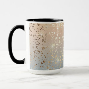 Vintage-gedämpfter 1920er Glamour Goldstar-Folie G Tasse