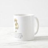 Vintage-Gedicht Kalifornischer Artischocke Gemüse- Kaffeetasse (VorderseiteRechts)