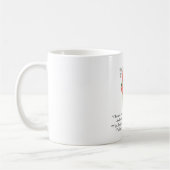 Vintage Gedicht-Kirschniedliches Kaffeetasse (Links)