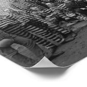 Vintage Gefangene in gestreiften Uniformen - 1889 Poster (Ecke)