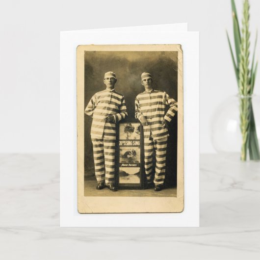 Vintage Gefangene Karte (Vorderseite)