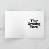 Vintage Gefangene Karte (Innenseite)