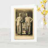 Vintage Gefangene Karte (Gelbe Blume)