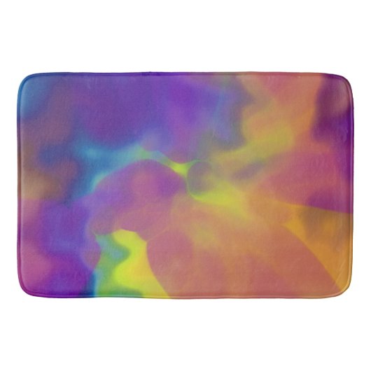 Vintage gefärbte Krawatte Badematte (Vorderseite)