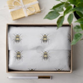Vintage gegarte Bienen Seidenpapier (Geschenk)