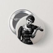 Vintage-Geiger-Button Button (Vorne & Hinten)