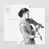 Vintage-Geiger Postkarte (Vorne/Hinten)