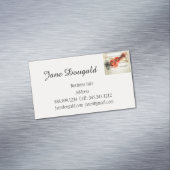 Vintage Geigermusik Magnetische Visitenkarte (Beispiel)