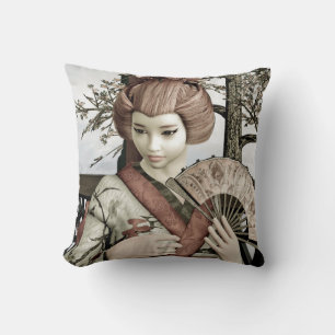 Vintage Geisha Kissen