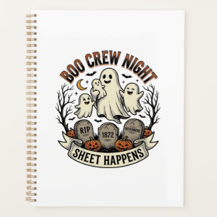 Vintage-Geist-Halloween-Buh-Mannschaft-Laken-Party Planer