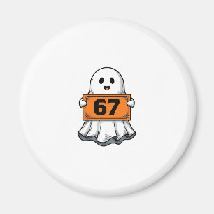 Vintage-Geist-Nummer-67-Halloween-Shirt-Design_1 Magnet