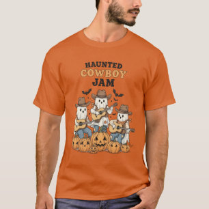 Vintage-Geister-Cowboy-Halloween-Kunst Süße Gita T-Shirt