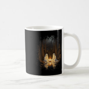 Vintage-Geister-Lagerfeuer-Camping-gotischer Hallo Kaffeetasse