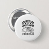 Vintage-Geister und Goblins Halloween-Shirt-Design Button (Vorne & Hinten)