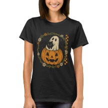 Vintage-Geisterkatzen-Kürbis | Süßes Halloween