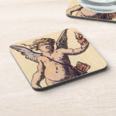 Vintage gekupferte Tarot Valentinenkarte Untersetzer (Linke Seite)