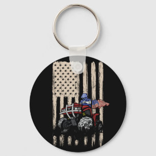 Vintage Geländefahrzeuge ATV Four Wheeler Schlüsselanhänger