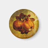 Vintage gelbe Frucht Magnet (Vorne)