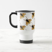 Vintage gelbe Honig-Biene Reisebecher (Links)