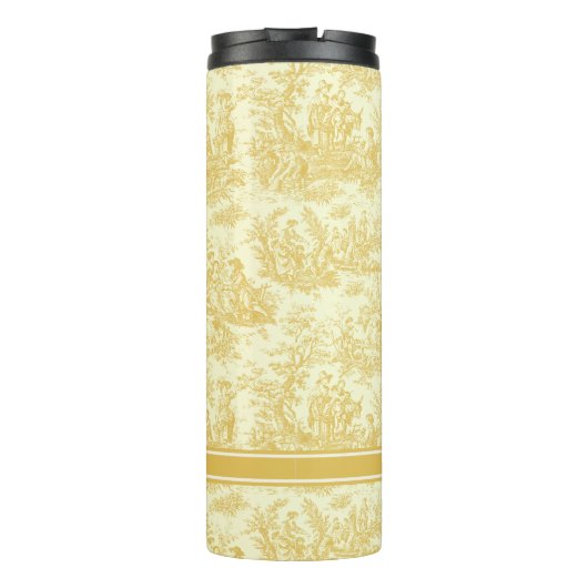 Vintage gelbe Joule Thermosbecher (Rückseite)