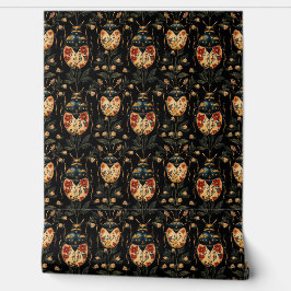 Vintage Gelbe Käfer Piazza della Riforma Tapete