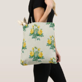 Vintage Gelbe Rosenkunst Tasche (Von Nahem)