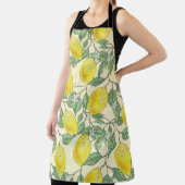 Vintage Gelbe Zitronen Fresh Zesty Summer Citrus Schürze (InSitu)