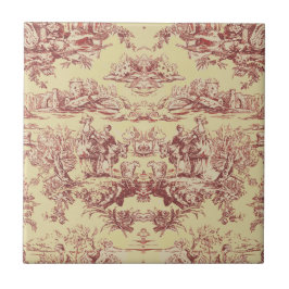 Vintage Gelbfärbung des Sees Fliese