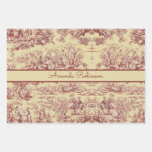 Vintage Gelbfärbung des Sees Geschenkpapier Set (Vorderseite 2)