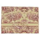 Vintage Gelbfärbung des Sees Große Geschenktüte (Rückseite)