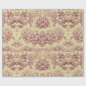 Vintage Gelbjochröte Geschenkpapier (Flach)