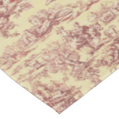 Vintage Gelbjochröte Tischdecke (Schrägansicht)