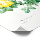 Vintage Gelbrösche Poster (Ecke)