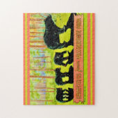 Vintage Gelbsteinparkbären 11x14 Puzzle (Vertikal)