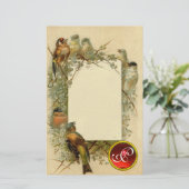 VINTAGE GEM-MONOGRAMM BRIEFPAPIER (Stehend Vorderseite)