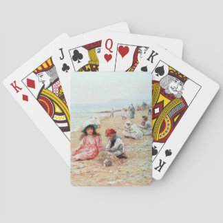 VINTAGE-GEMÄLDE 1904 ~ Isle of Wight Poker ~ Spielkarten