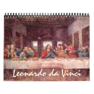 Vintage Gemälde aus der Renaissance Leonardo da Vi Kalender