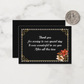 Vintage Gemstone Frame Dankeschön Karten (Vorderseite/Rückseite Beispiel)