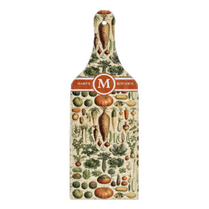 Vintage Gemüseserie von Adolphe Millot Schneidebrett