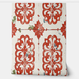 Vintage gemusterte Keramiken Tapete