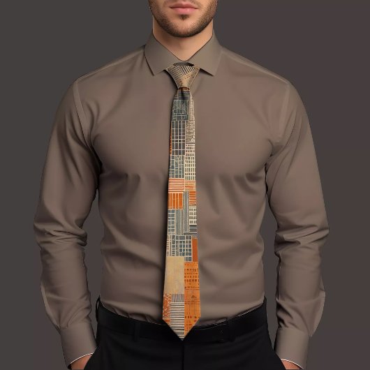 Vintage Gemusterte Krawatte