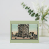 Vintage Genese und Salina Streets Syracuse NY Postkarte (Stehend Vorderseite)